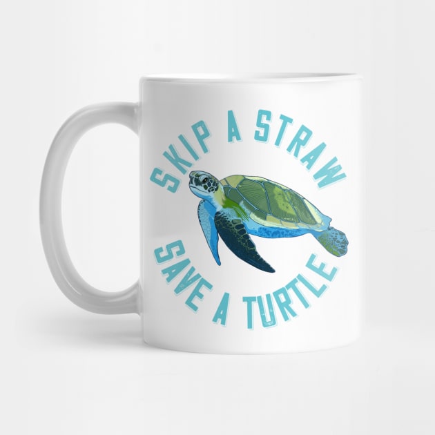 Skip the Straw, Save a Turtle by littleprints